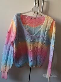 maglione  colori pastello