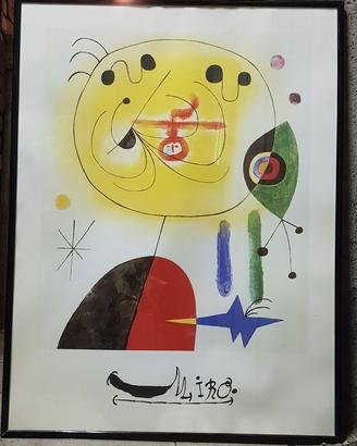 Quadro stampa con cornice nera