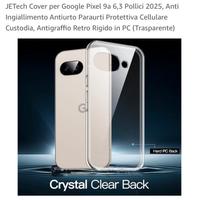 NUOVO Cover per Google Pixel 9a + vetri