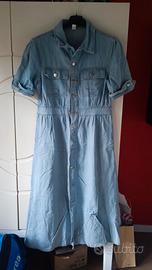 vestito lungo jeans 