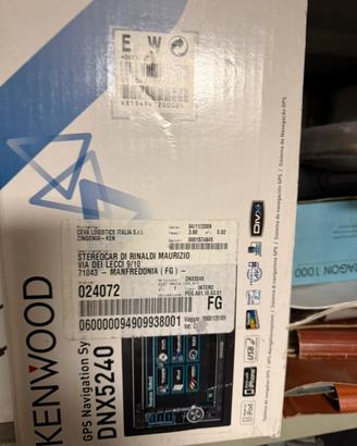 Kenwood DNX5240