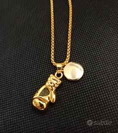 collana Olly cantante in metallo colore oro