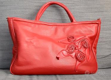 Borsa donna vera pelle lavorazione artigianale