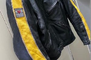 Giacca moto Dainese pelle tg50 vintage naked cafè