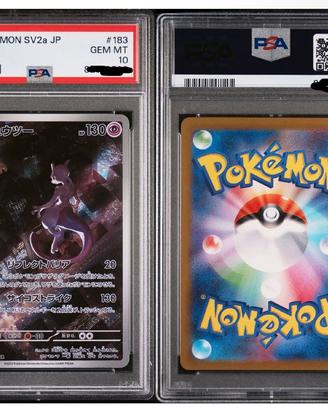 Carta Pokemon Mewtwo 183 PSA 10
