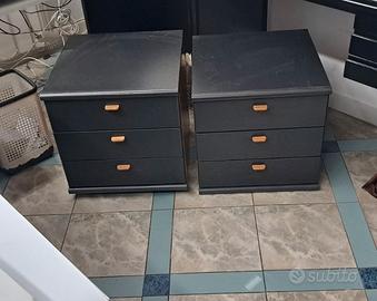 Cassettiere nuove mai usate-colore nero