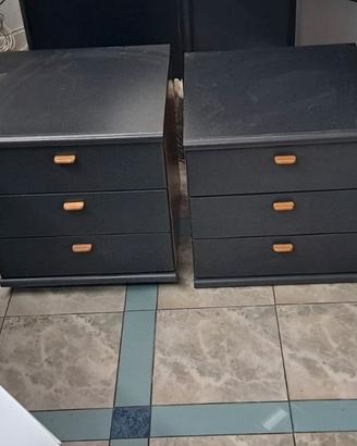 Cassettiere nuove mai usate-colore nero