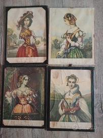4 stampe d'epoca Gino Luppi da restaurare