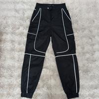 Pantaloni New Yorker neri XXS catarifrangenti