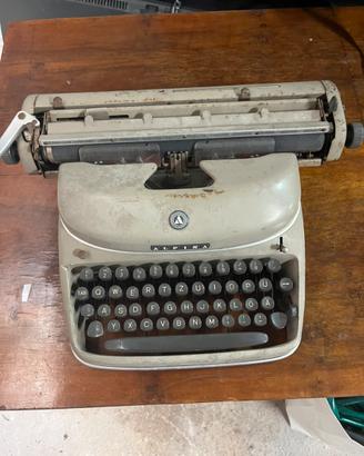 Macchina da scrivere vintage ALPINA anni ‘60