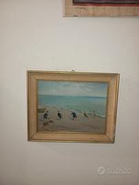 Quadro olio su tavola Albertino Barberis 1949