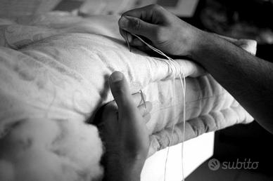 CARDATURA LAVAGGIO RIFACIMENTO MATERASSI IN LANA 