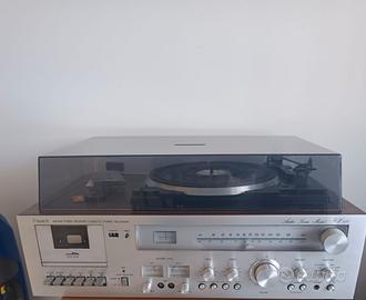 Giradischi con mangiacassette e radio Panavox