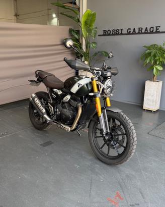 Triumph Scrambler 400 X400 MATT KHAKI GREEN