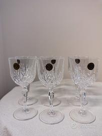 bicchieri vino vetro lavorato RCR