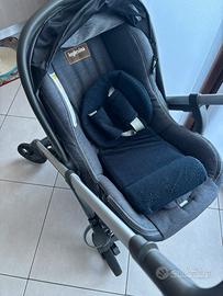Ovetto inglesina tessuto Denim