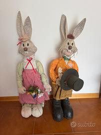 Coppia conigli esposizione