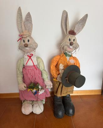 Coppia conigli esposizione