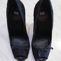 Décolleté nere dolce e gabbana