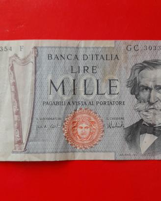 1000 lire Giuseppe Verdi 