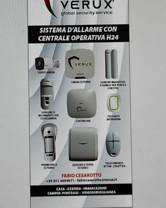 SISTEMA D’ALLARME PROFESSIONALE