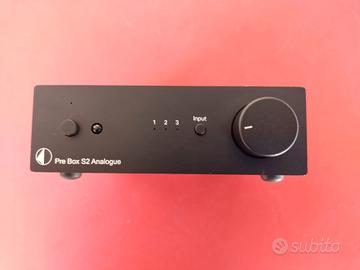 Pro‑Ject Pre Box S2 Analogue Nero - preamp. stereo