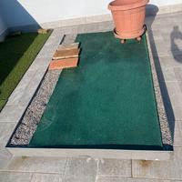 Contenitore  acciaio per orto/ giardino pensile