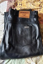 JEANS IN PELLE TG. 32  NUOVI