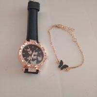 orologio da polso più braccialetto 