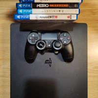 PS4 con 5 giochi