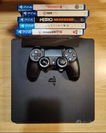 PS4 con 5 giochi