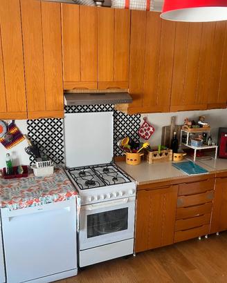 cucina modulare in legno 