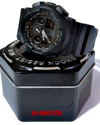 Casio G-Shock GA-100-1A1ER Black Out - Full Set