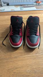 Nike Air Jordan 1 Low Reverse Bred-Pebbled Swoosh