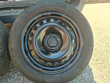 Coppia Ruote Complete CONTINENTAL 195/55 R16 87H c