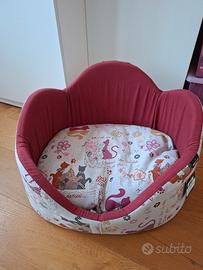 cuccia gatto divanetto nuova fatta a mano 