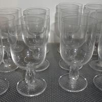 Servizio 6+6 bicchieri da acqua e vino