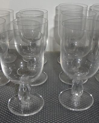 Servizio 6+6 bicchieri da acqua e vino