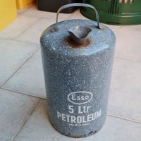 Latta olio ESSO 1950 smaltata vintage