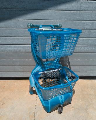 Carrello spesa plastica riciclata