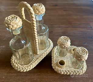 Set tavola vintage Salviato by Desco Al Ma Rose