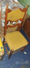 n2 sedie trono vintage