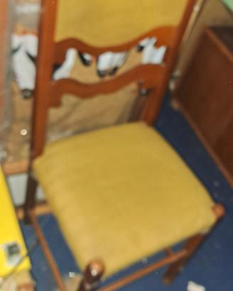 n2 sedie trono vintage