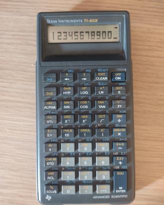 calcolatrice Texas instruments TI-60X