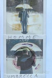 Maurizio Galimberti,Homme Umbrella,Trittico 22x7,5