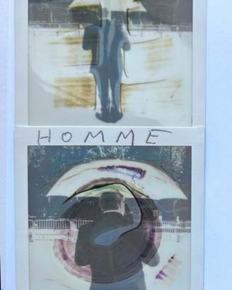 Maurizio Galimberti,Homme Umbrella,Trittico 22x7,5