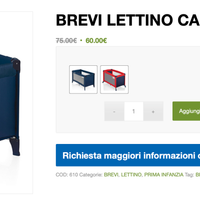 Lettino da campeggio Brevi