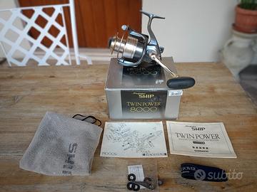 mulinello shimano twin power 8000