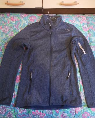 Giacca in pile da donna in Knit-Tech mèlange CMP