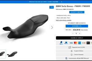 sella bassa BMW f900/f900xr